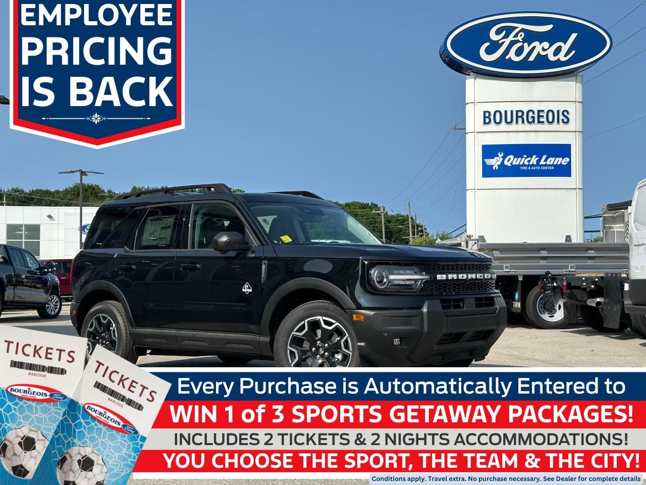 New 2025 Ford Bronco Sport Outer Banks 4X4 for sale in Midland, ON