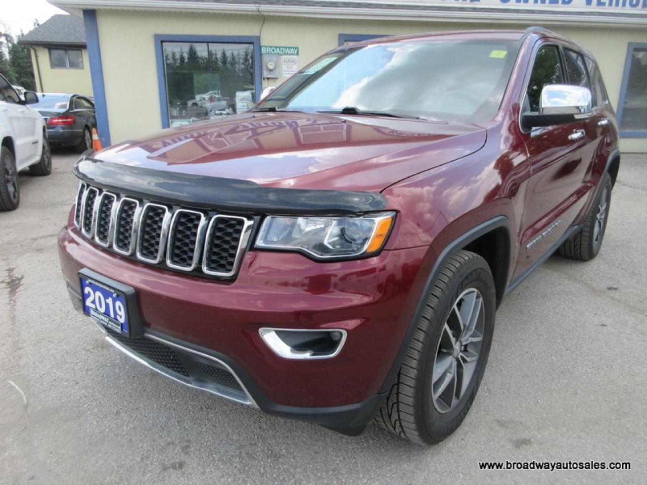 2019 Jeep Grand Cherokee LOADED LIMITED-EDITION 5 PASSENGER 3.6L - V6.. 4X4.. LEATHER.. HEATED SEATS & WHEEL.. NAVIGATION.. POWER SUNROOF & TAILGATE.. BACK-UP CAMERA..