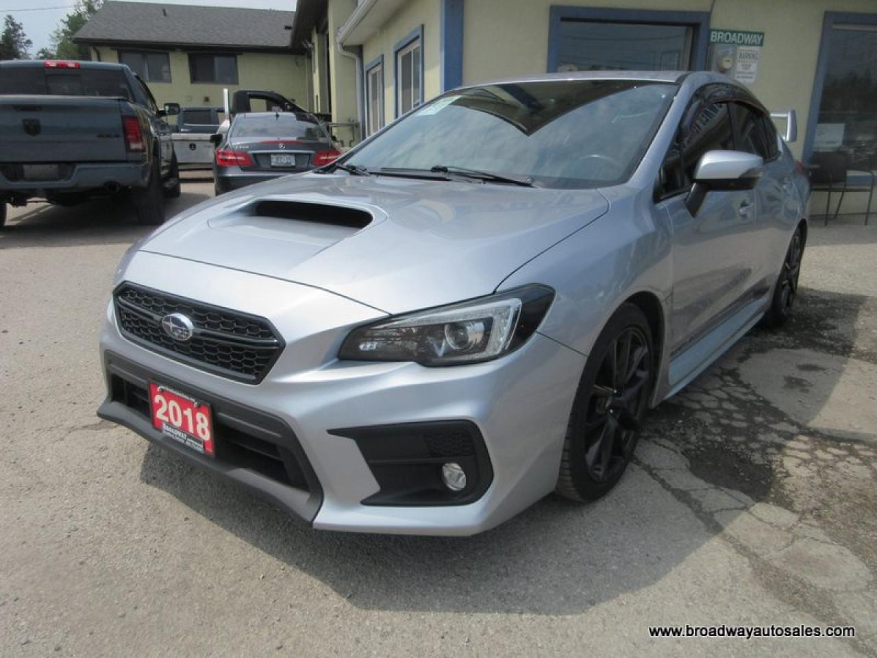 Used 2018 Subaru WRX ALL-WHEEL DRIVE LIMITED-EDITION 5 PASSENGER 2.0L - DOHC.. LEATHER.. HEATED SEATS.. POWER SUNROOF.. BACK-UP CAMERA.. BLUETOOTH SYSTEM.. for sale in Bradford, ON