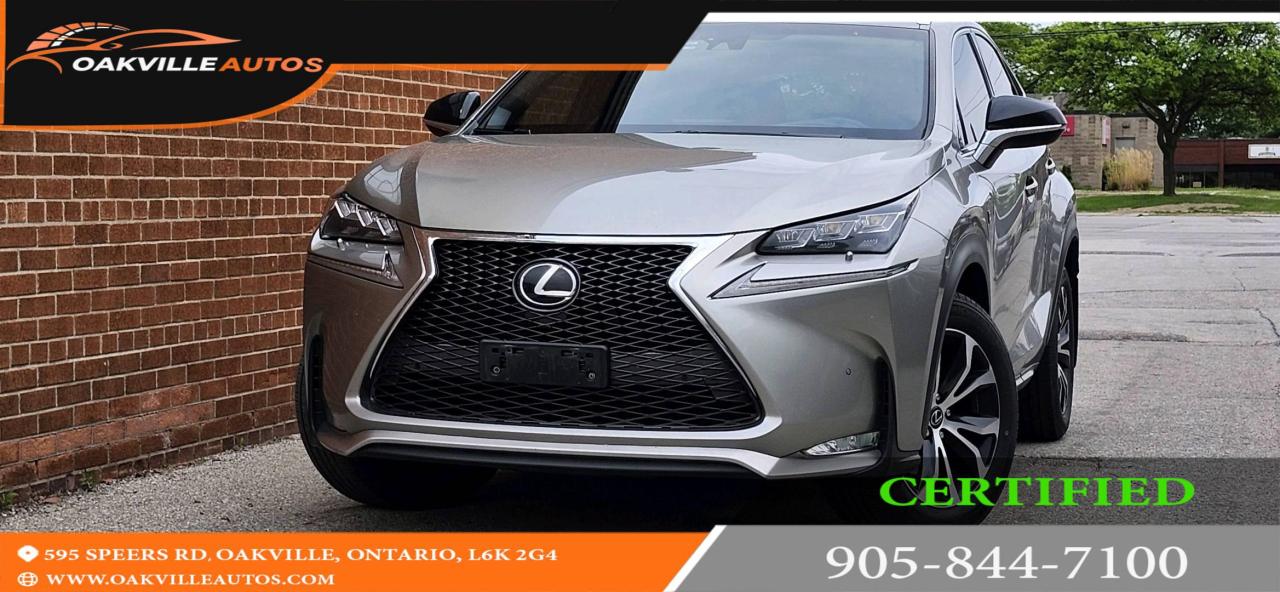 Used 2017 Lexus NX 200t F-Sport 3, Heads up, Navi, Roof, AWD for sale in Oakville, ON