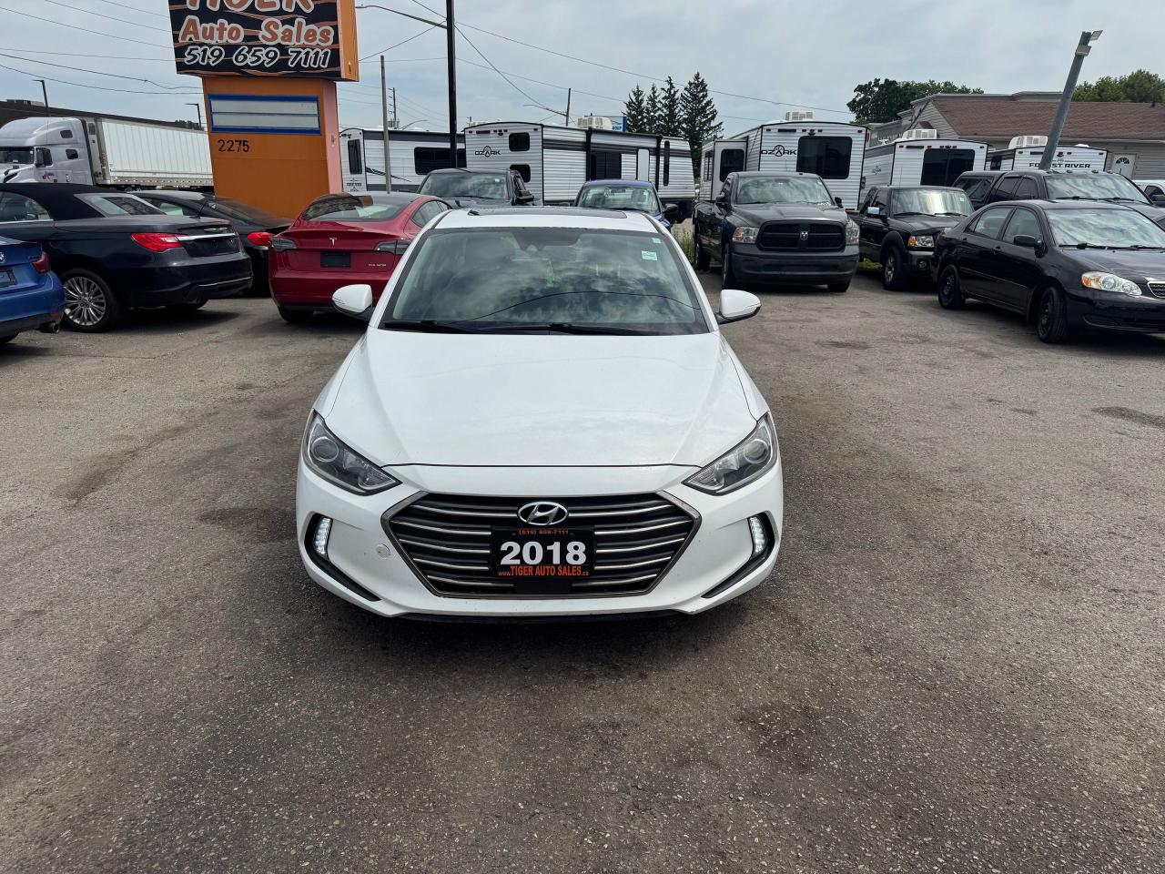 2018 Hyundai Elantra GLS, LEATHER, ROOF, WHEELS, CAM, ONLY 172KMS, CERT - Photo #8