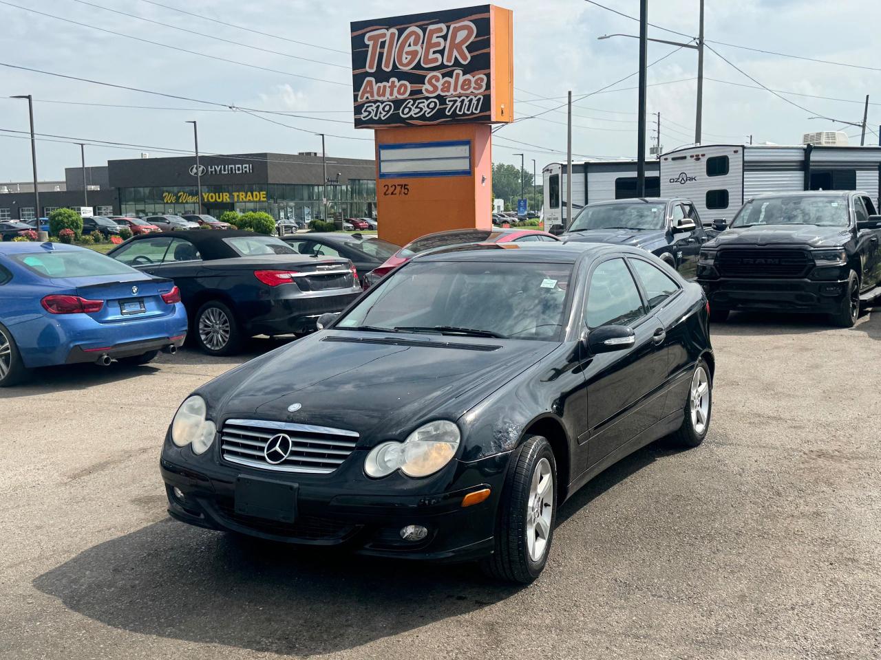 2005 Mercedes-Benz C-Class SPORT 1.8L KOMPRESSOR, AUTO, ONLY 89,000KMS, AS IS