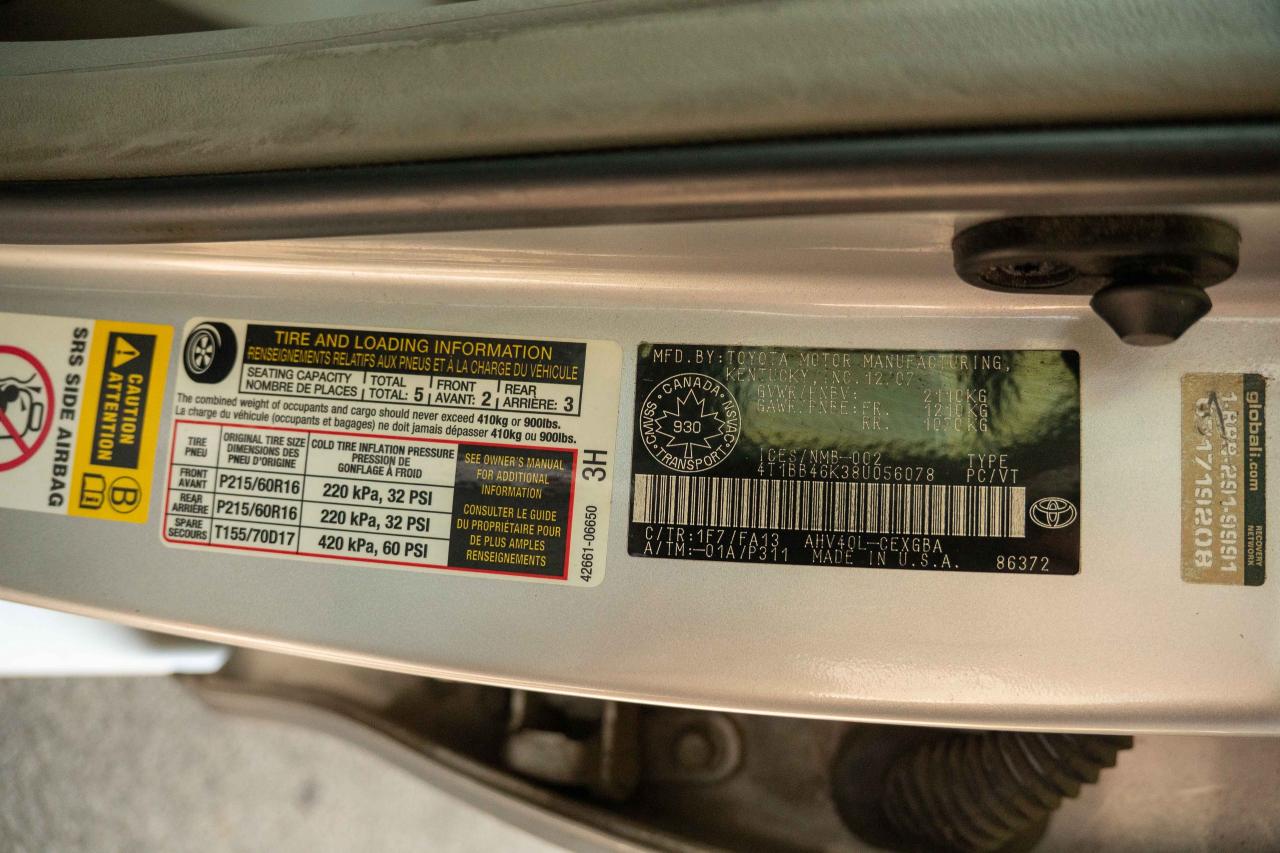 2008 Toyota Camry HYBRID Base - Photo #45