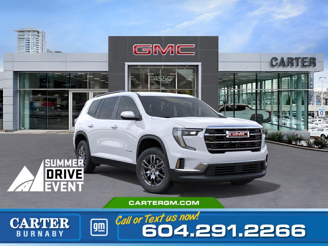 New 2025 GMC Acadia  for sale in Burnaby, BC