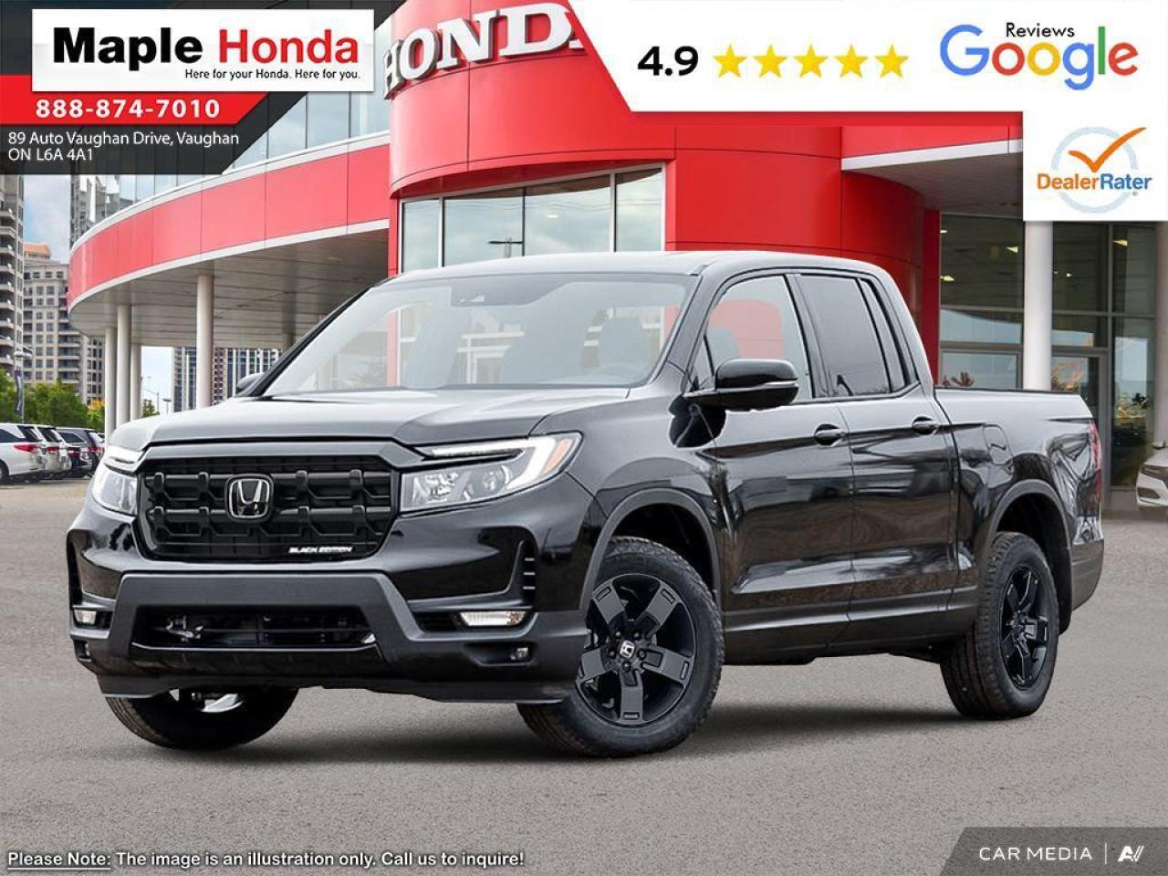 New 2025 Honda Ridgeline 4DR AWD BLACK EDITIO for sale in Vaughan, ON
