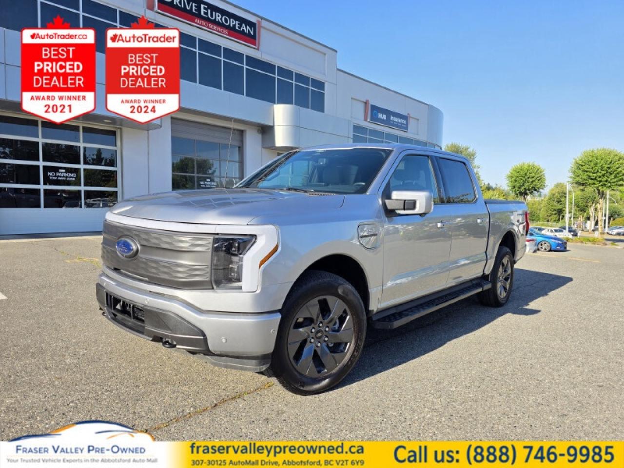 Used 2022 Ford F-150 Lightning Lariat  EXT BATTERY - $276.79 /Wk for sale in Abbotsford, BC