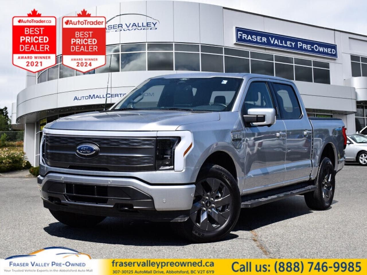 Used 2022 Ford F-150 Lightning Lariat  Rare 91 kWh Extended Range Battery! for sale in Abbotsford, BC