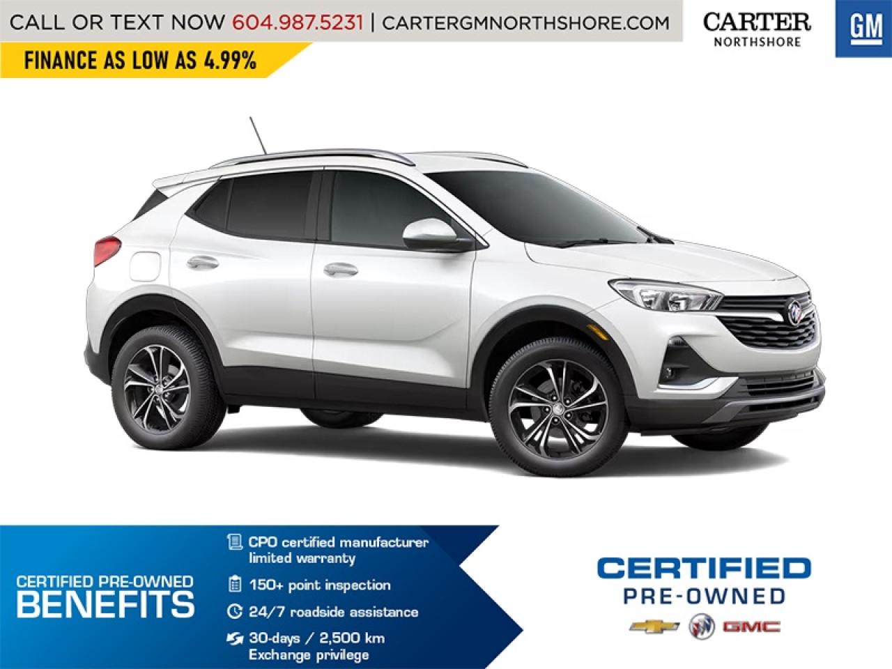 Used 2021 Buick Encore PREFERRED AWD | Moonroof/Climate Ctrl/Rear Cam for sale in North Vancouver, BC