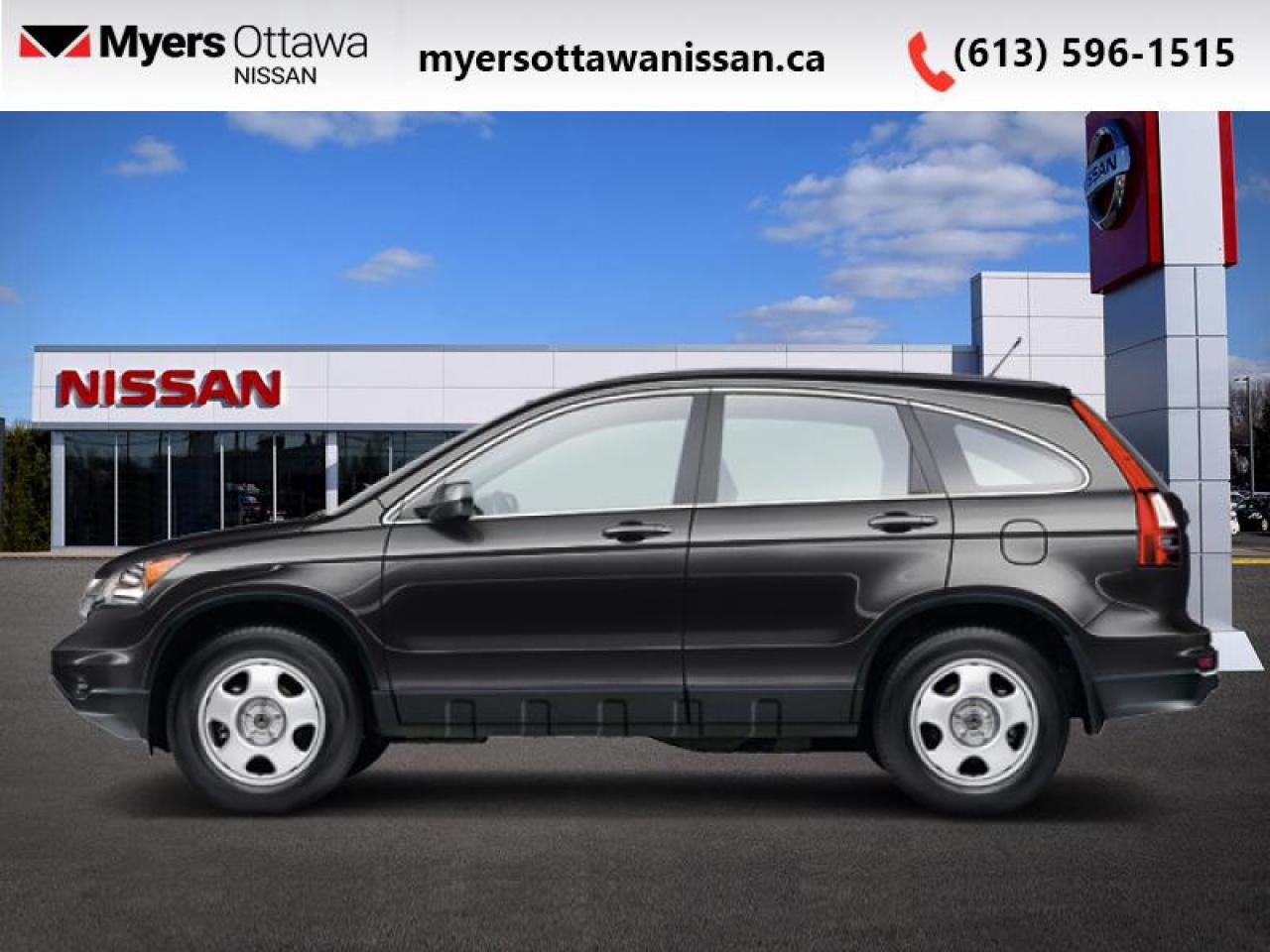 <b>Remote Keyless Entry,  A/C,  Cruise Control!</b><br> <br>    For a fun, versatile SUV thats just the right size, check out the popular Honda CR-V. This  2011 Honda CR-V is fresh on our lot in Ottawa. <br> <br>In a world filled with to-do lists, the Honda CR-V is designed to adapt to your everyday needs. So whether youre hauling sports gear, picking up groceries, or taking your friends out for a spin, theres plenty of room, and then some. On top of its versatility, you get the fuel efficiency and reliability youd expect from a Honda. From the modern interior to the sleek exterior, life looks good with a CR-V. This  SUV has 253,269 kms. Its  black in colour  and is completely accident free based on the <a href=https://vhr.carfax.ca/?id=8QofJgvpdG1TjHZp5bz3/h9gwWv0G7Vl target=_blank>CARFAX Report</a> . It has an automatic transmission and is powered by a  180HP 2.4L 4 Cylinder Engine.  This vehicle has been upgraded with the following features: Remote Keyless Entry,  A/c,  Cruise Control. <br> <br>To apply right now for financing use this link : <a href=https://www.myersottawanissan.ca/finance target=_blank>https://www.myersottawanissan.ca/finance</a><br><br> <br/><br>Get the amazing benefits of a Nissan Certified Pre-Owned vehicle!!! Save thousands of dollars and get a pre-owned vehicle that has factory warranty, 24 hour roadside assistance and rates as low as 0.9%!!! <br>*LIFETIME ENGINE TRANSMISSION WARRANTY NOT AVAILABLE ON VEHICLES WITH KMS EXCEEDING 140,000KM, VEHICLES 8 YEARS & OLDER, OR HIGHLINE BRAND VEHICLE(eg. BMW, INFINITI. CADILLAC, LEXUS...)<br> Come by and check out our fleet of 40+ used cars and trucks and 150+ new cars and trucks for sale in Ottawa.  o~o