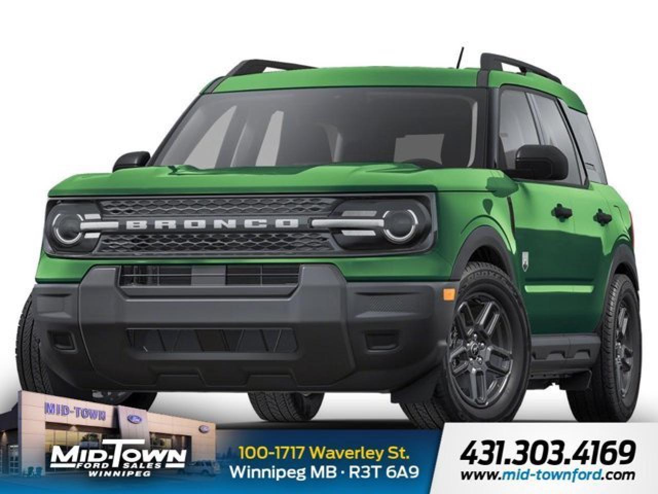 New 2025 Ford Bronco Sport Big Bend | MoonRoof | Illuminated Entry for sale in Winnipeg, MB
