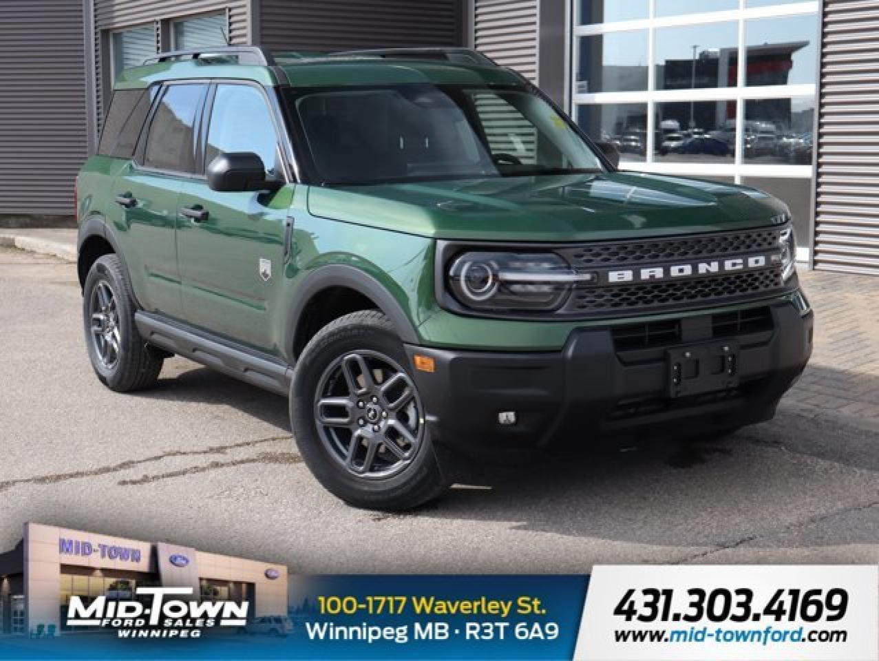 New 2025 Ford Bronco Sport Big Bend | MoonRoof | Illuminated Entry for sale in Winnipeg, MB