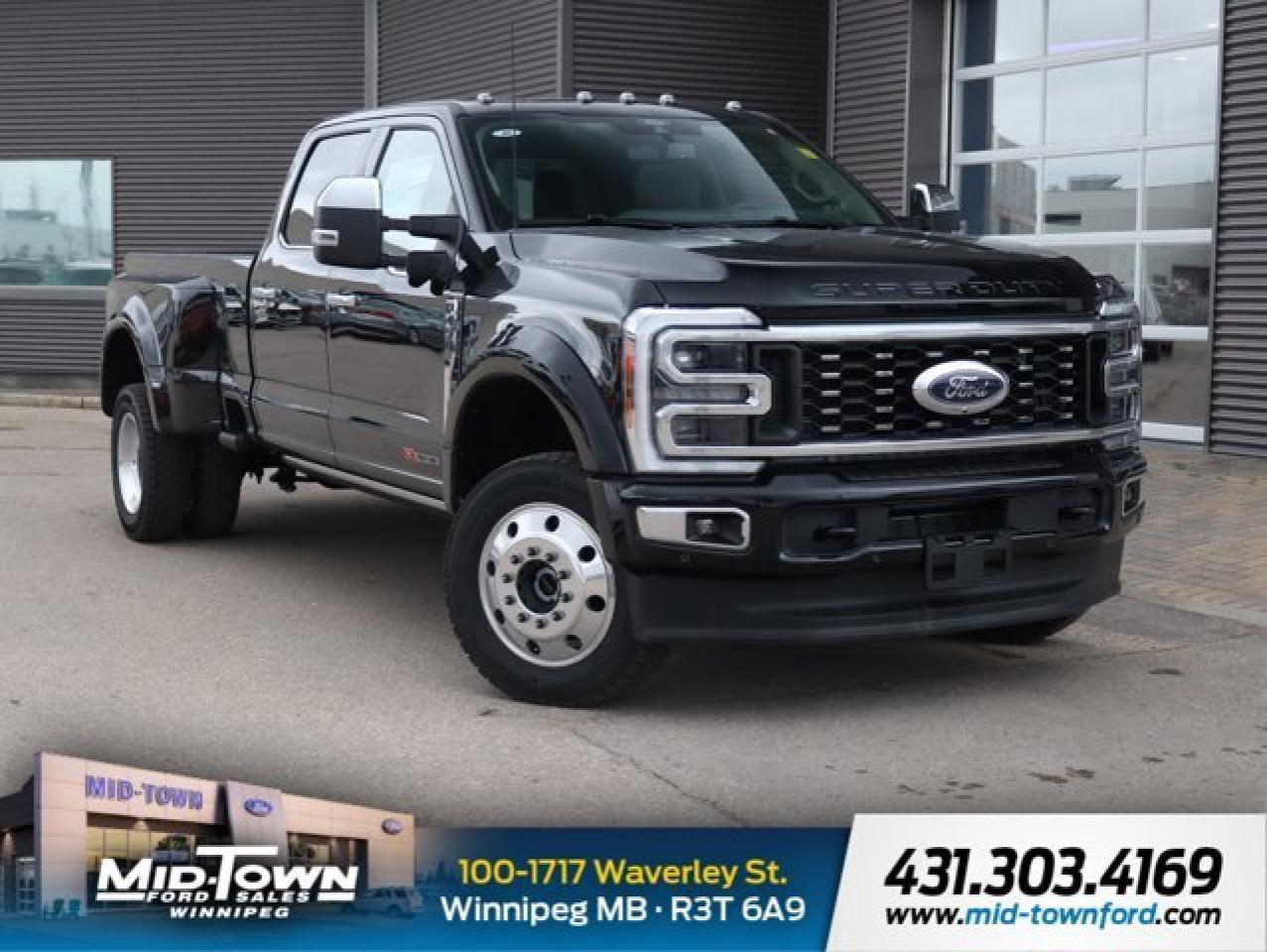 New 2025 Ford F-450 Super Duty DRW Platinum | Adaptive Cruise | Moon Roof for sale in Winnipeg, MB