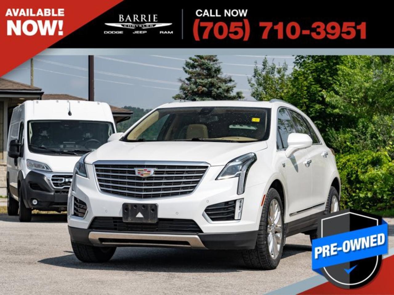 Used 2017 Cadillac XT5 Platinum AWD for sale in Barrie, ON
