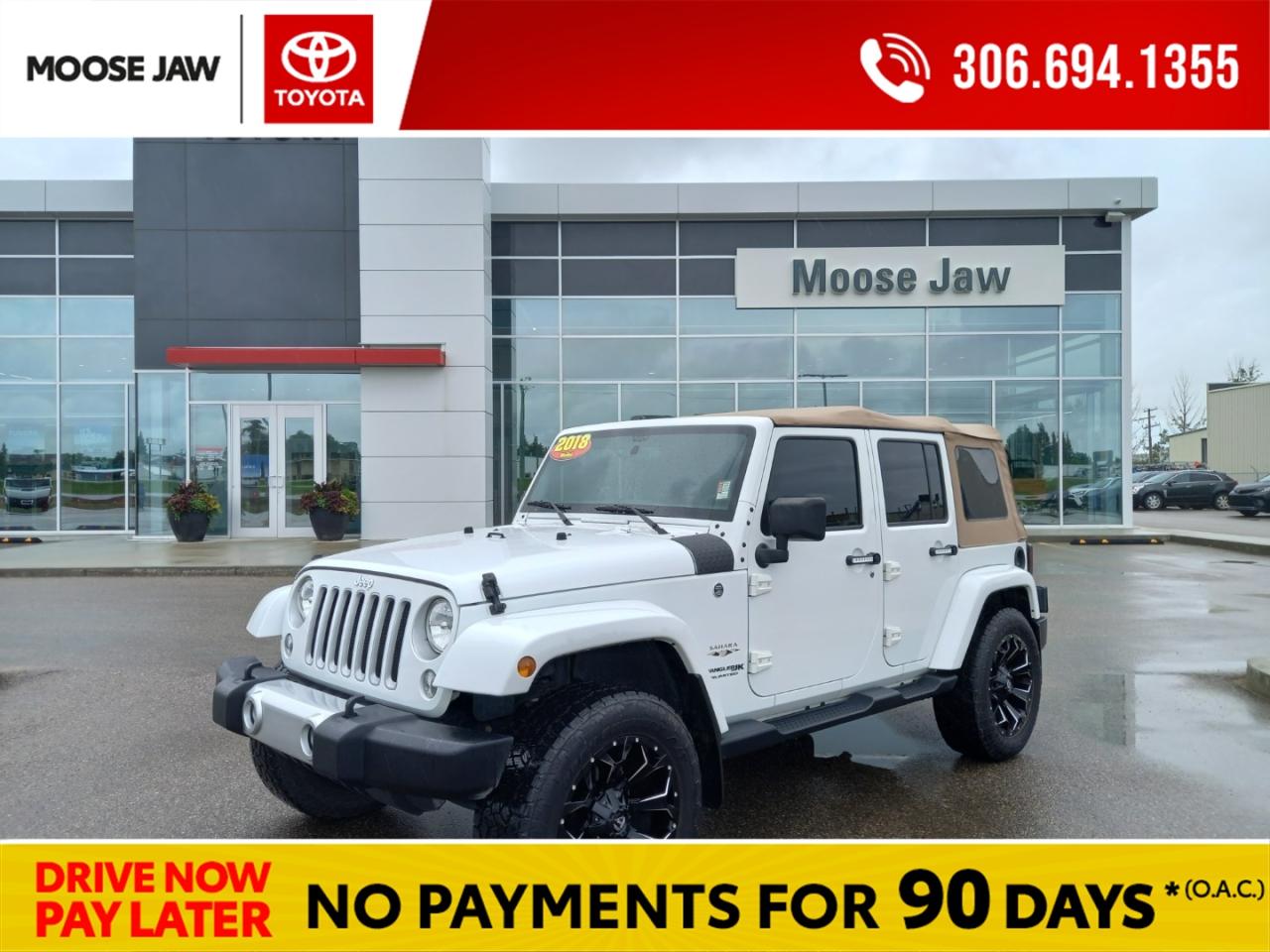 Used 2018 Jeep Wrangler JK Unlimited Sahara for sale in Moose Jaw, SK
