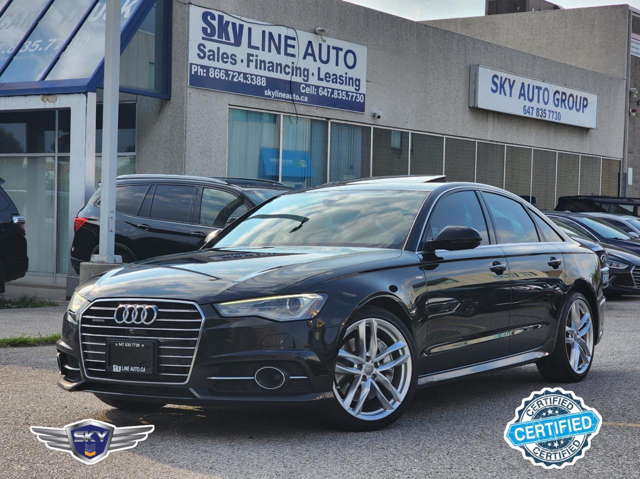 Used 2016 Audi A6 S Line quattro 3.0 TDI Progressiv- NAVI | NO ACCIDENTS| SUNROOF | 360 CAM for sale in Concord, ON