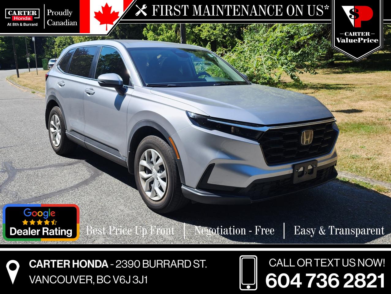 Used 2024 Honda CR-V AWD NO ACCIDENTS, APPLE/ANDROID, RMT START for sale in Vancouver, BC