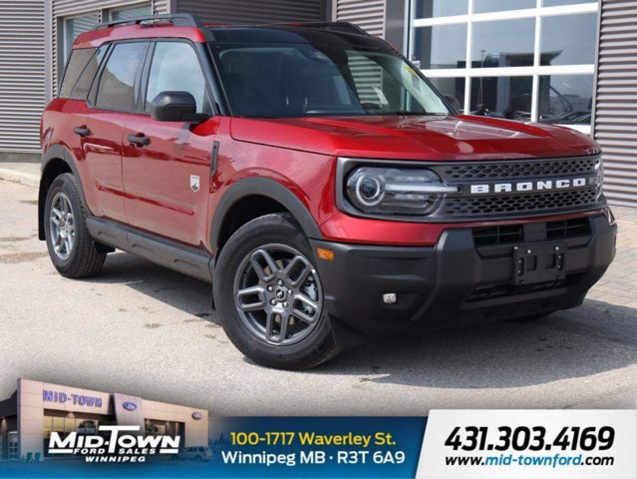 New 2025 Ford Bronco Sport Big Bend | Flip Up Glass | Intelligent Access for sale in Winnipeg, MB