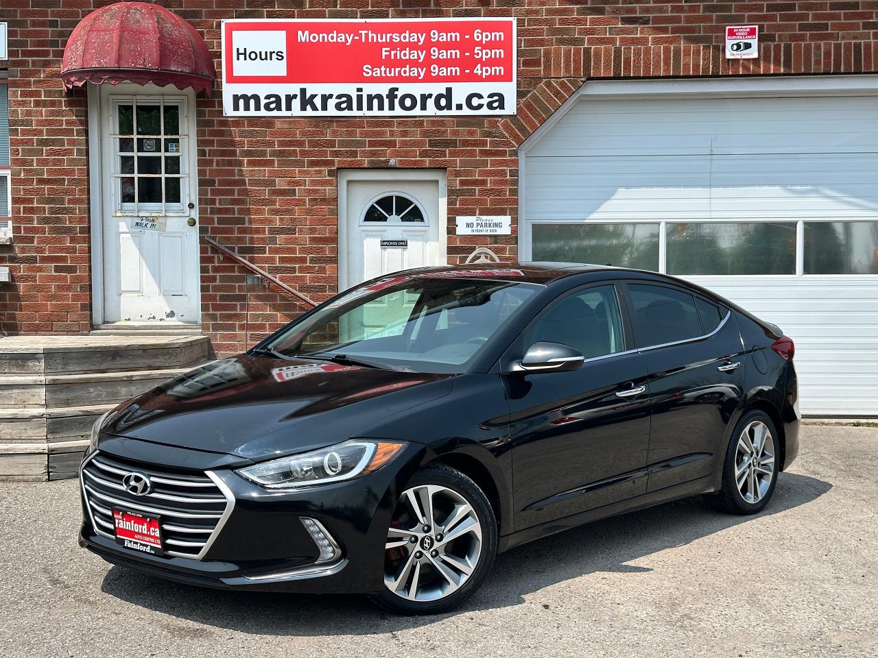 Used 2017 Hyundai Elantra Limited HTD-LTHR Sunroof CarPlay BackupCam XM A/C for sale in Bowmanville, ON