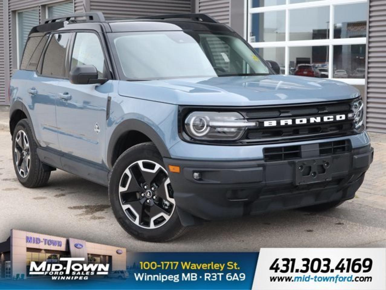 Used 2024 Ford Bronco Sport Outer Banks CLEAN CARFAX LOW KM for sale in Winnipeg, MB