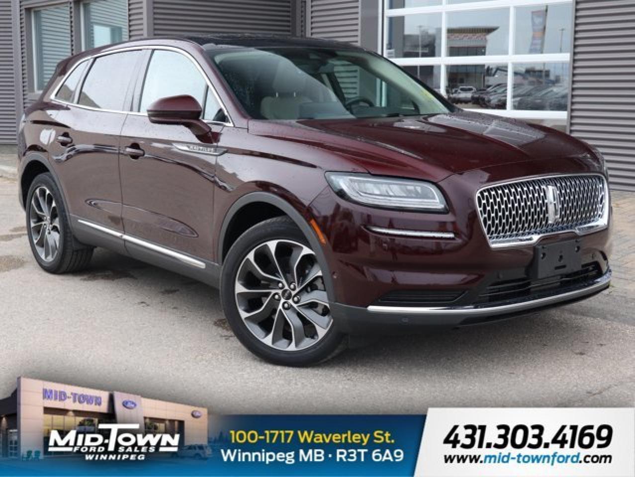 Used 2022 Lincoln Nautilus Reserve CLEAN CARFAX LOW KM ONE OWNER for sale in Winnipeg, MB