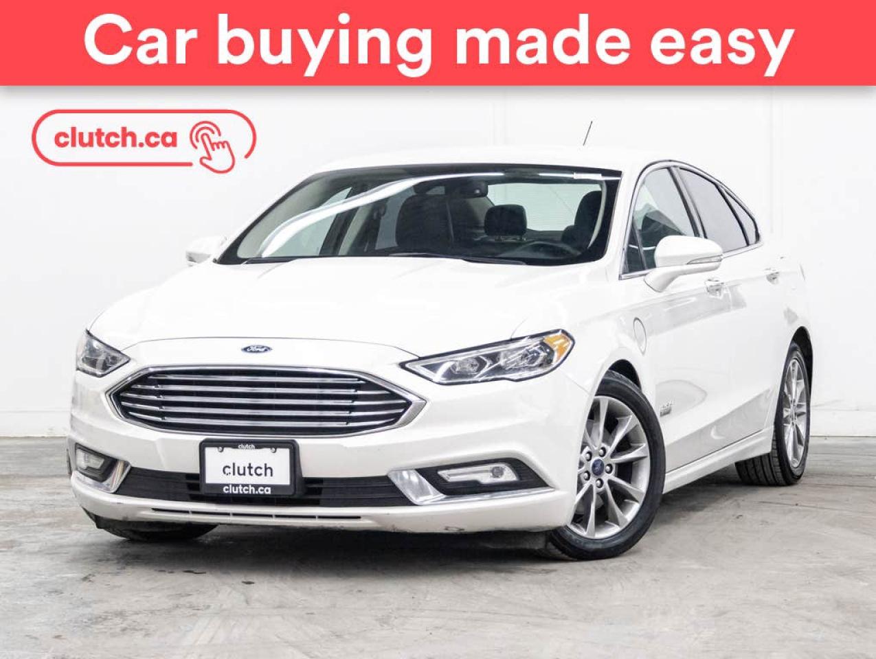 Used 2017 Ford Fusion Energi SE w/Apple CarPlay & Android Auto, Heated Front Seats, Backup Cam for sale in Toronto, ON