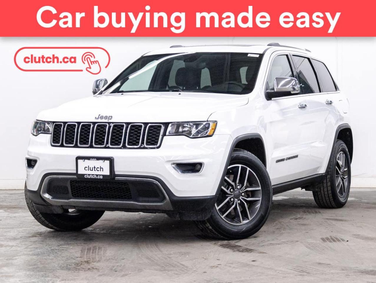 Used 2020 Jeep Grand Cherokee Limited 4x4 w/ Apple CarPlay & Android Auto, Panoramic Moonroof, Nav for sale in Toronto, ON