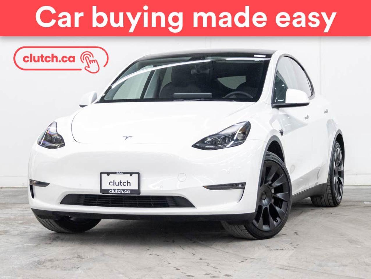 Used 2021 Tesla Model Y Standard Range w/ Heated Front Seats, Bluetooth, Rearview Cam for sale in Toronto, ON