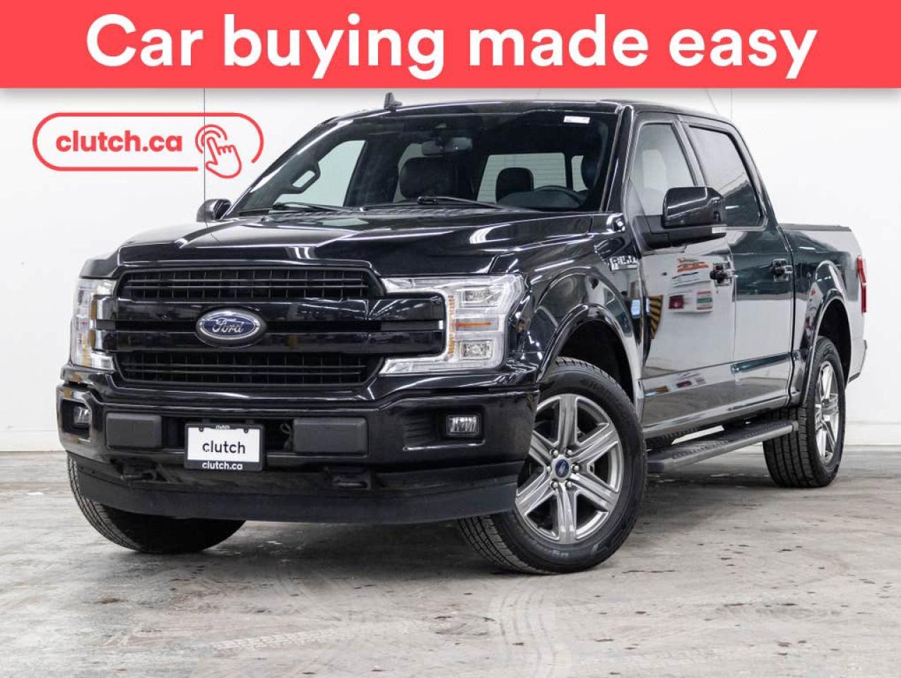Used 2019 Ford F-150 Lariat SuperCrew 5 1/2 ft 4x4 w/ Apple CarPlay & Android Auto, Panoramic Moonroof, Nav for sale in Toronto, ON