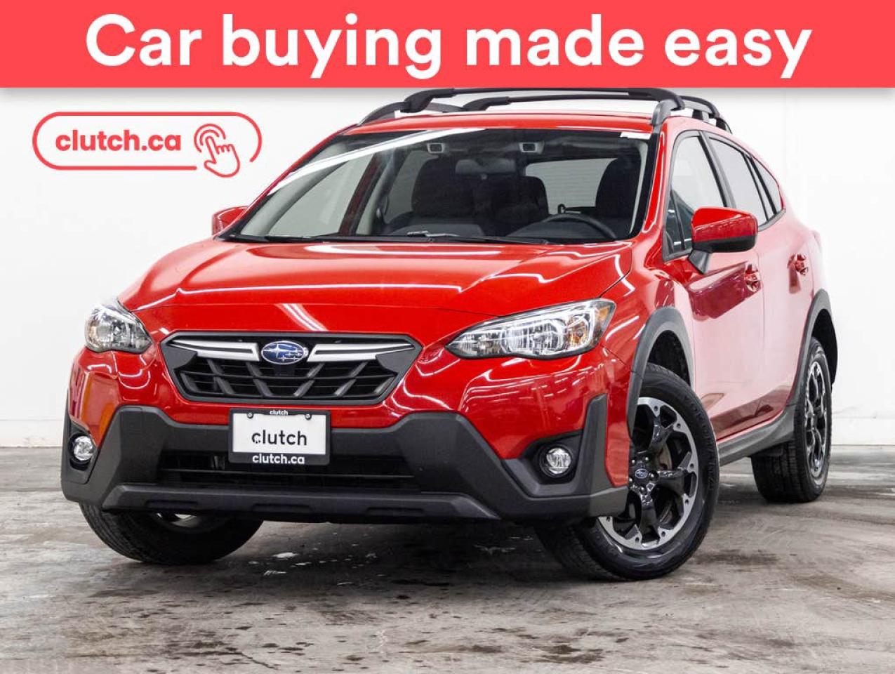Used 2021 Subaru XV Crosstrek Touring AWD w/ Eyesight Pkg w/ Apple CarPlay & Android Auto, Heated Steering Wheel, Rearview Cam for sale in Toronto, ON