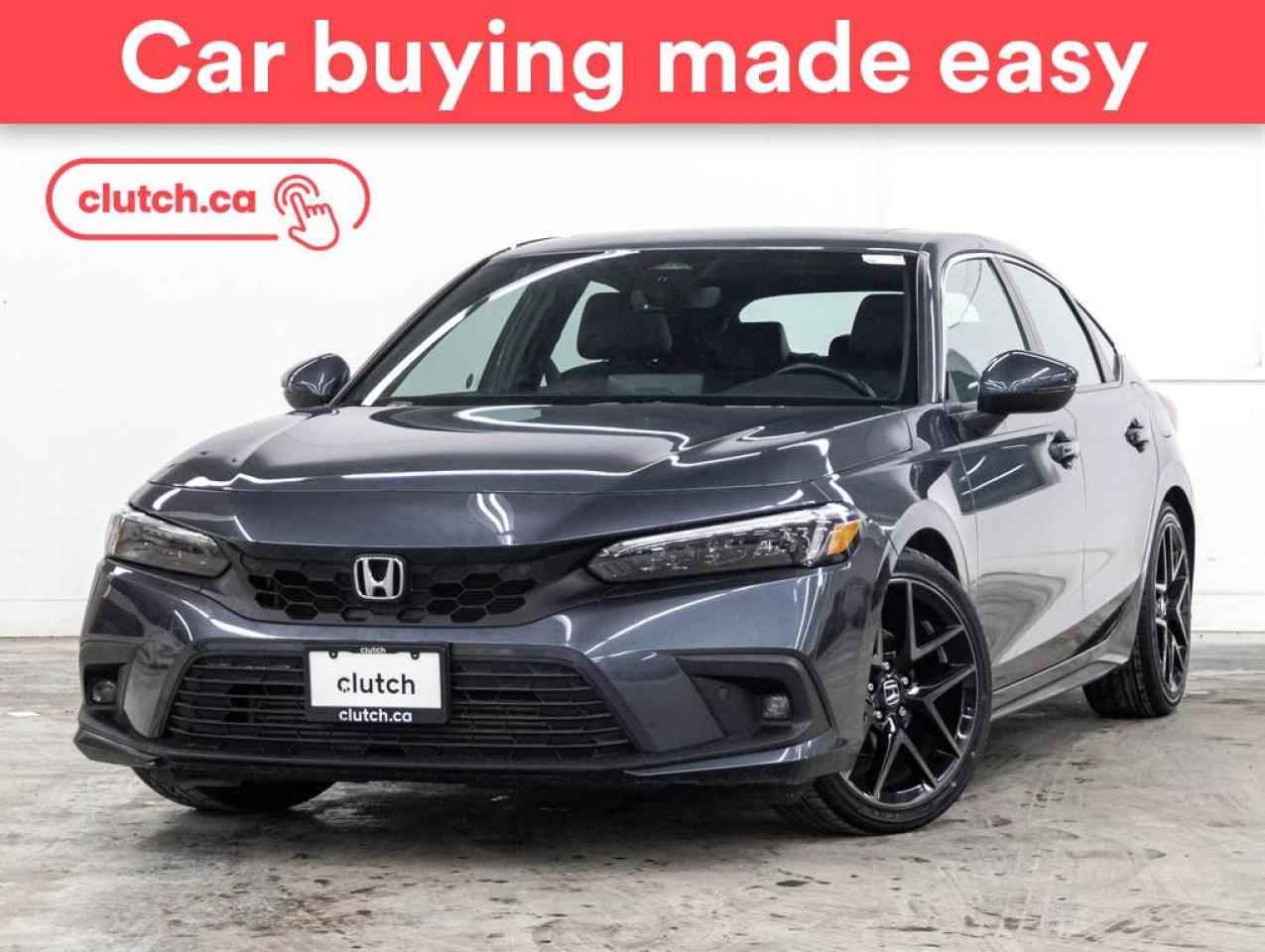 Used 2022 Honda Civic Touring w/ Apple CarPlay & Android Auto, Power Moonroof, Nav for sale in Toronto, ON