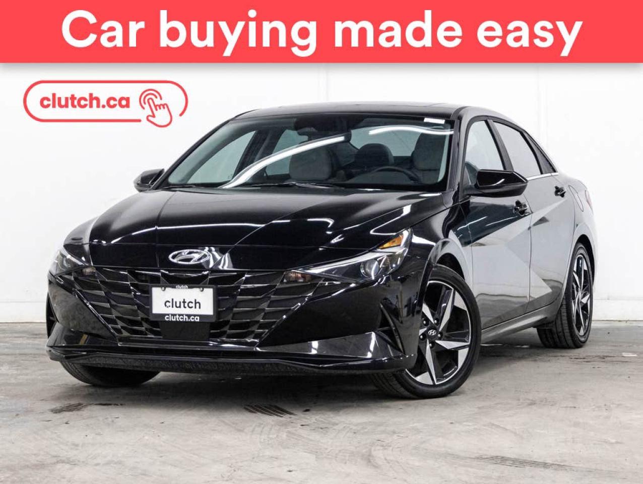 Used 2023 Hyundai Elantra Hybrid Luxury w/Two-Tone Interior w/ Apple CarPlay & Android Auto, Rearview Cam, Dual Zone Climate Control for sale in Toronto, ON