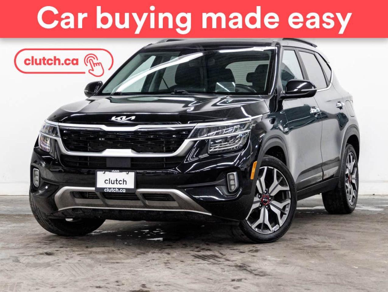 Used 2022 Kia Seltos SX Turbo AWD w/ Apple CarPlay & Android Auto, Power Moonroof, Nav for sale in Toronto, ON