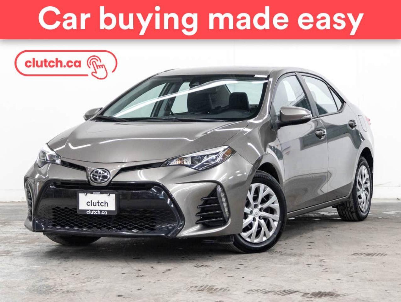 Used 2018 Toyota Corolla SE w/ Heated Front Seats, Bluetooth, Rearview Cam for sale in Toronto, ON