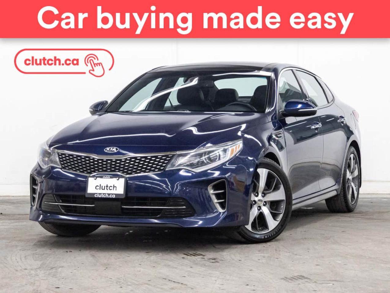 Used 2016 Kia Optima SXL Turbo w/Apple CarPlay & Android Auto, Heated Front Seats, Backup Cam for sale in Toronto, ON