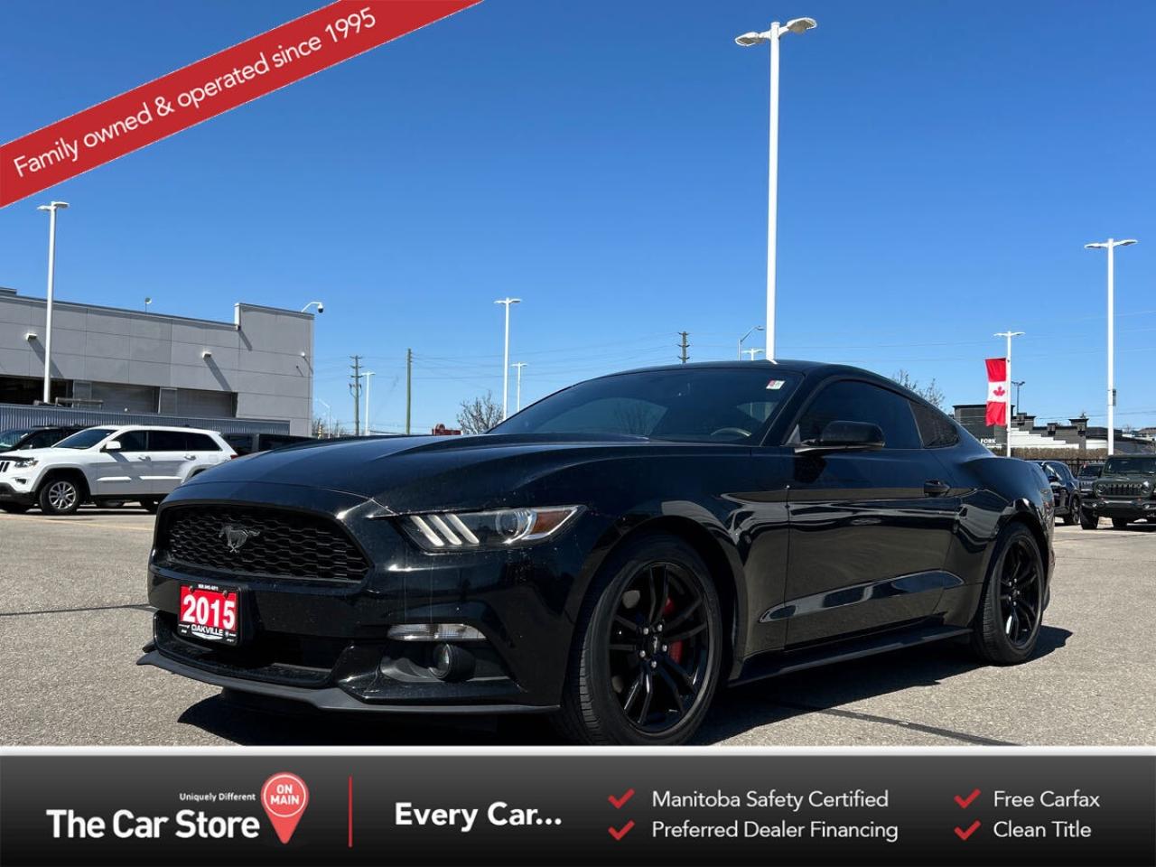 Used 2015 Ford Mustang Premium Pkg| Leather/Htd Seats/No Accidents for sale in Winnipeg, MB