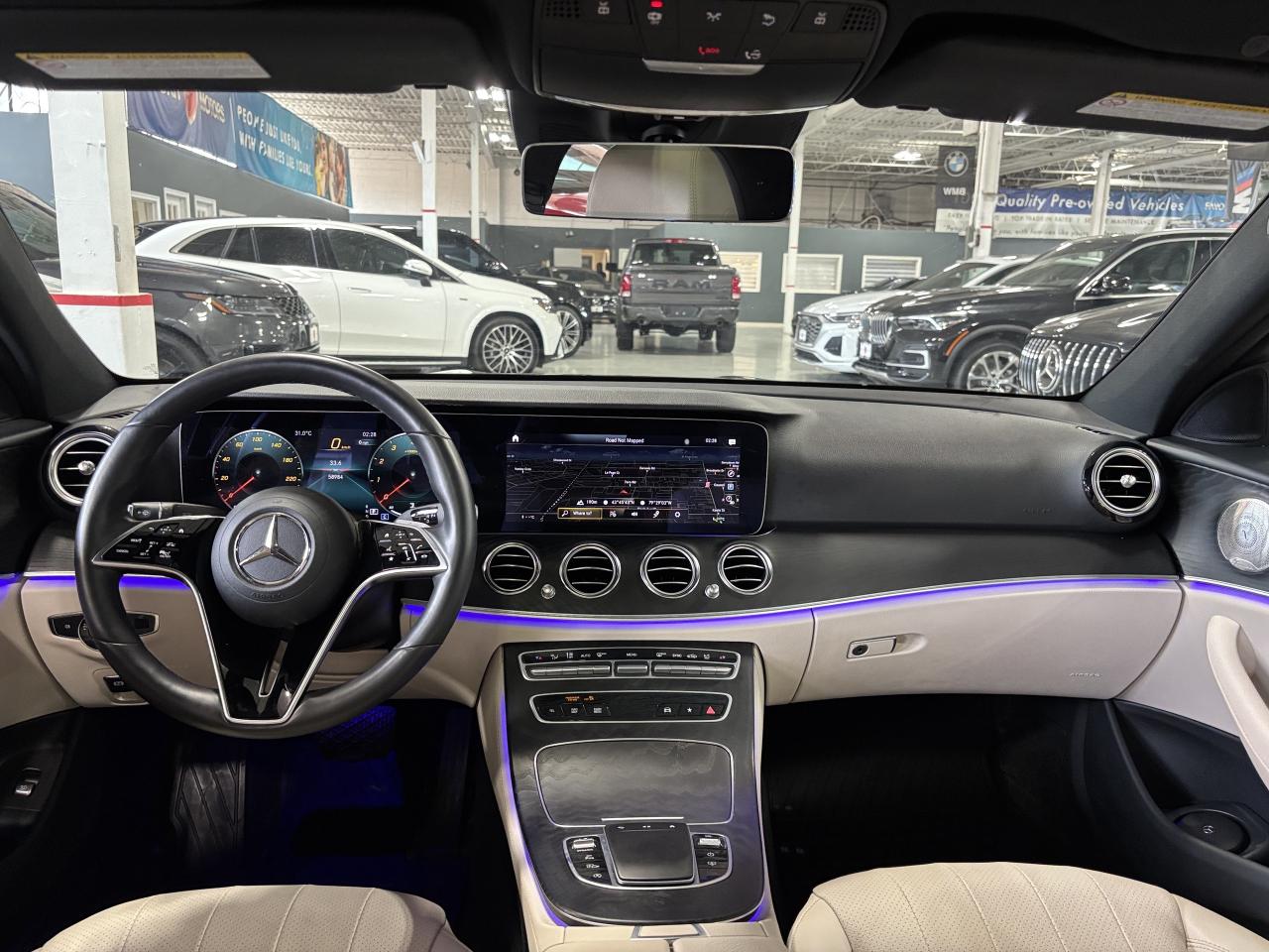 2023 Mercedes-Benz E-Class E350|4MATIC|AMGPKG|NAV|WOOD|CREAMLEATHER|AMBIENT|+ - Photo #11