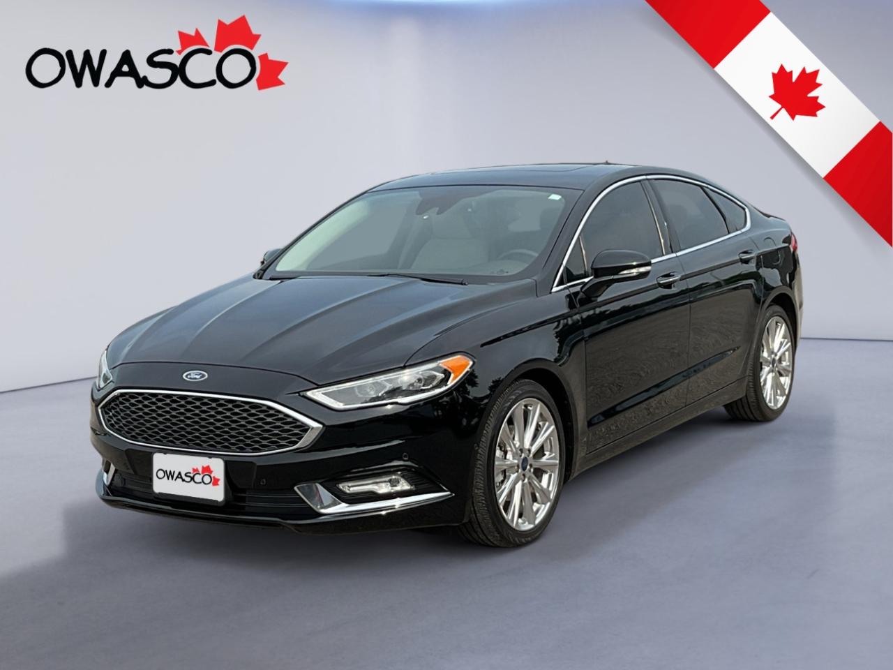 Used 2018 Ford Fusion 2.0L Platinum Edition! Great kms! Arrive in Style! for sale in Whitby, ON