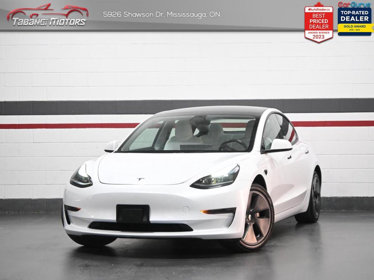Used 2022 Tesla Model 3 Standard Range Plus  White Leather Autopilot Navigation Glass Roof for sale in Mississauga, ON