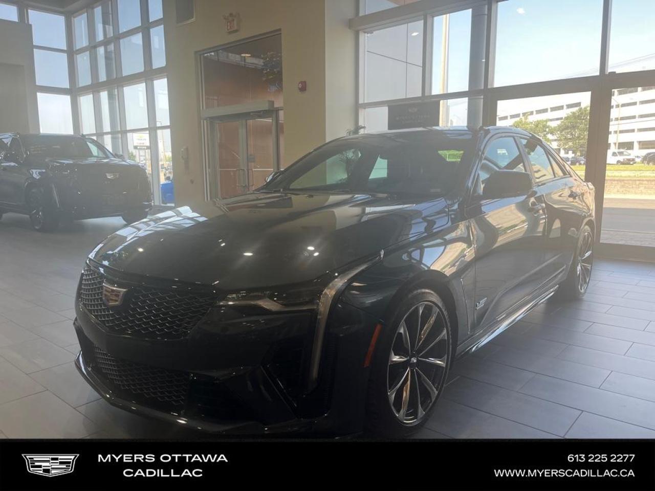 New 2026 Cadillac CT4-V Blackwing  BLACKWING 6 SPD! SUNROOF, JET BLACK LEATHER for sale in Ottawa, ON