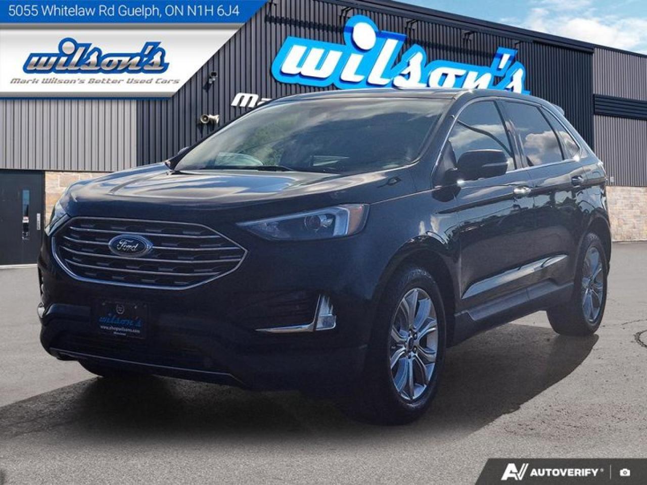 Used 2023 Ford Edge Titanium AWD | Leather | Panoramic Sunroof | Nav | Heated Seats | CarPlay + Android | New Tires | for sale in Guelph, ON