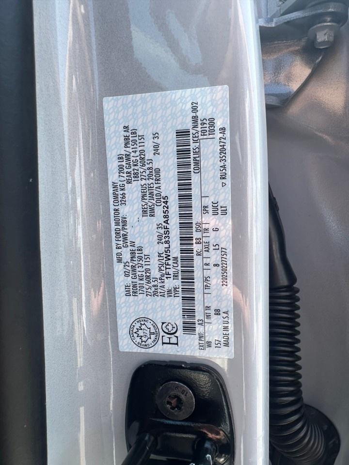 2025 Ford F-150 Lariat 4WD SuperCrew 6.5' Box Photo