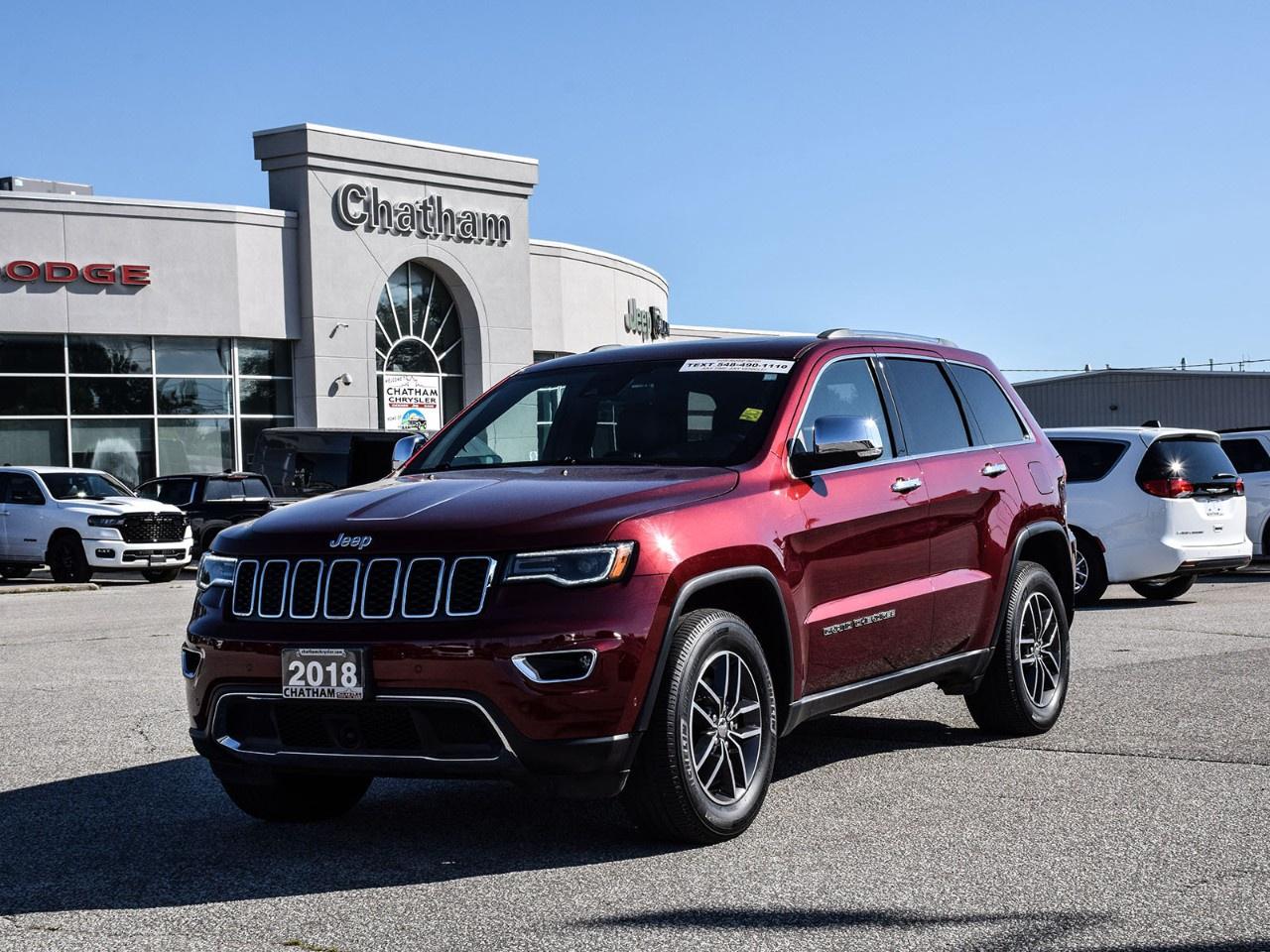 Used 2018 Jeep Grand Cherokee LIMITED 4X4 for sale in Chatham, ON