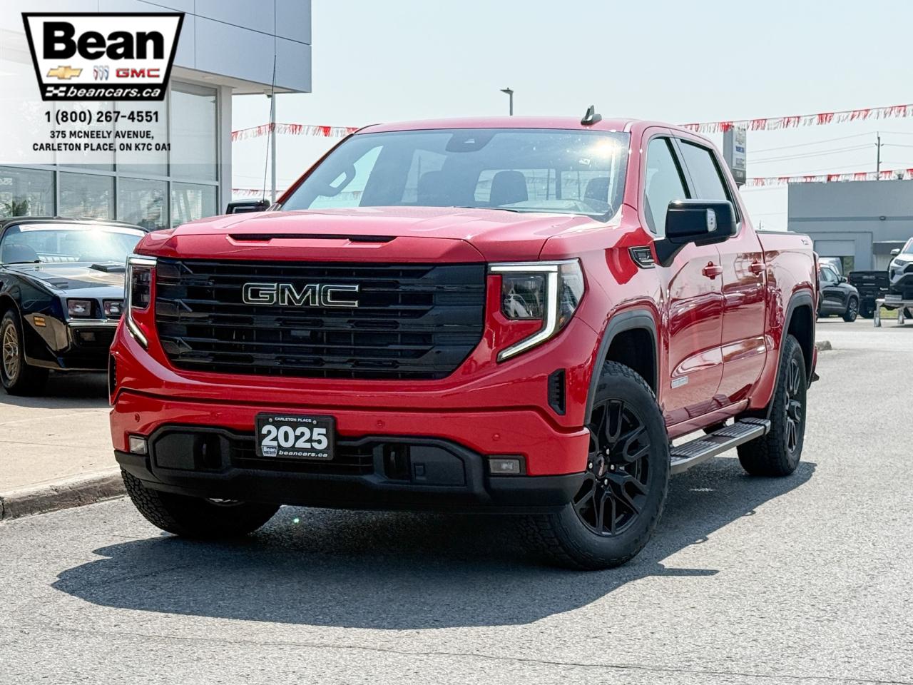 New 2025 GMC Sierra 1500 Elevation 3.0L DURAMAX WITH REMOTE START/ENTRY, HEATED SEATS, HEATED STEERING WHEEL, CRUISE CONTROL, HD REAR VISION CAMERA, BOSE SOUND SYSTEM for sale in Carleton Place, ON