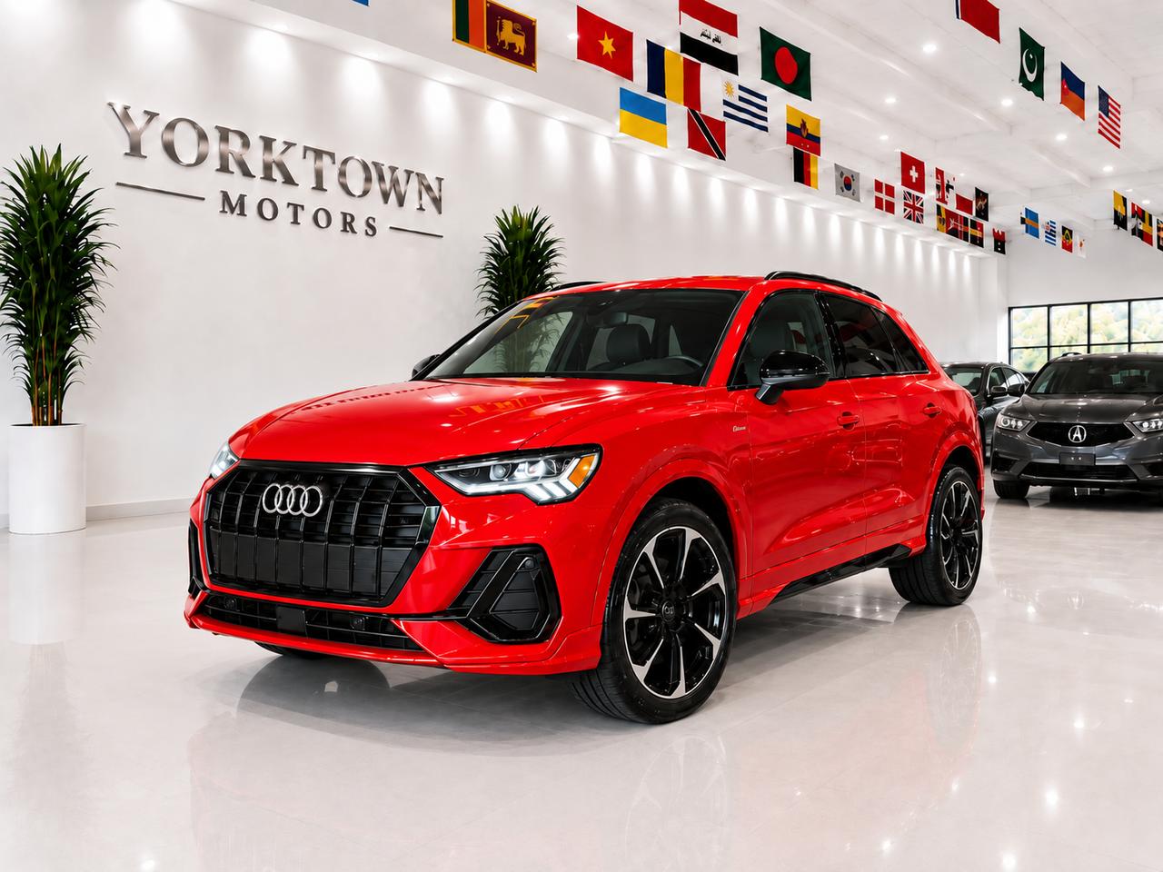 Red 2022 Audi Q3 SUV / Crossover All-Wheel Drive Automatic