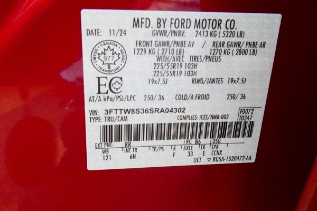2025 Ford Maverick LARIAT HYBRID AWD w/Htd Leather, NAV, BUC - Photo #21
