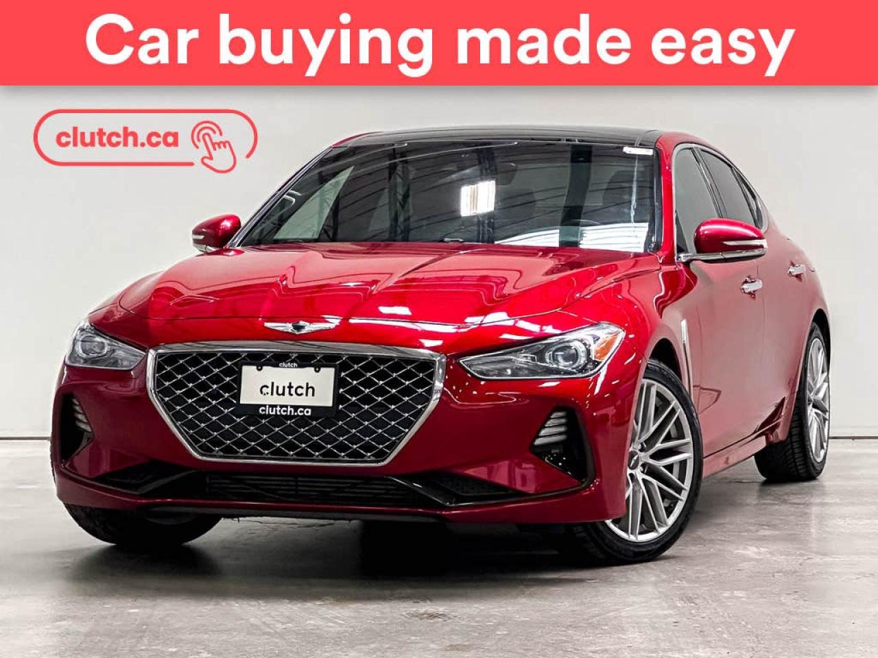 Used 2020 Genesis G70 Elite AWD w/ Apple CarPlay, Heated Front Seats, Rearview Cam for sale in Toronto, ON