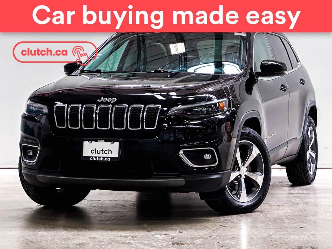 Used 2019 Jeep Cherokee Limited 4x4 w/ Apple CarPlay, Heated Front Seats, Rearview Cam for sale in Toronto, ON