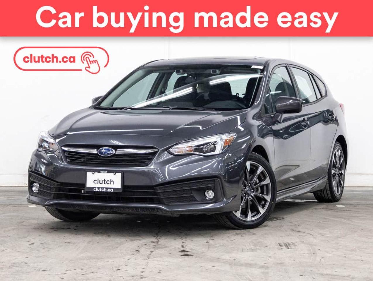 Used 2022 Subaru Impreza Sport AWD w/Apple CarPlay & Android Auto, Heated Front Seats, Backup Cam for sale in Toronto, ON