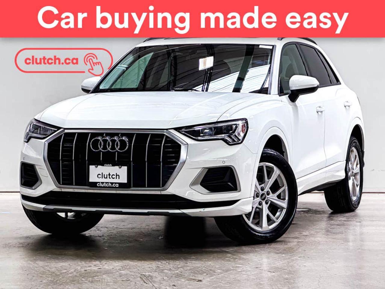 Used 2021 Audi Q3 45 Komfort AWD w/ Apple CarPlay, Heated Front Seats, Rearview Cam for sale in Toronto, ON
