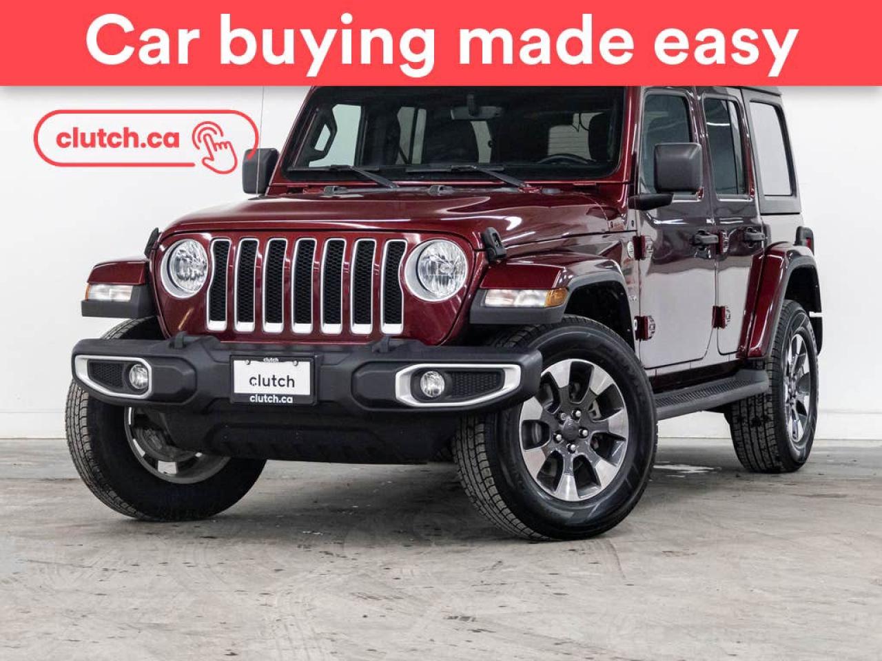Used 2021 Jeep Wrangler Unlimited Sahara 4X4 w/Apple CarPlay & Android Auto, Cruise Control, Backup Cam for sale in Toronto, ON